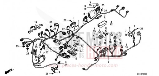 FAISCEAU DES FILS NSA700A8 de 2008